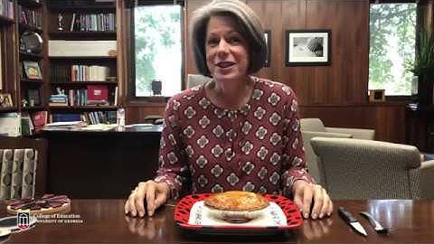 Dean Denise Spangler Explains Pi with Pie on #PiDay