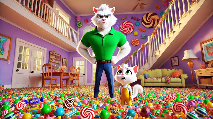 Kitten Ordered Way Too Much Candy 😺🍭  #ai #catlover #cartoon #cutecats #cat