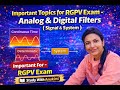 ANALOG & DIGITAL FILTERS |EX302|Signal & System #bhopal #electrical #rgpvbhopal #exam #students
