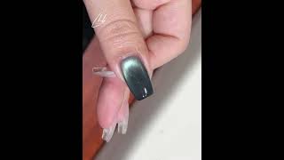 Amber Gold Glitter Tip Nail Tutorial | Luxury Design