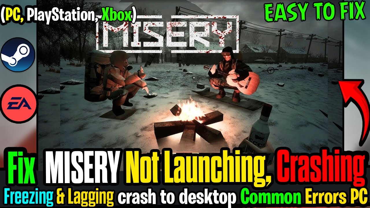 💀 Fix MISERY Not Launching, Crashing, Freezing & Black Screen Issue on ...
