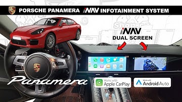 INFOTAINMENT UPGRADE INAV PORSCHE PANAMERA Android DUAL Screen Apple CarPlay Android Auto | 4x4Shop
