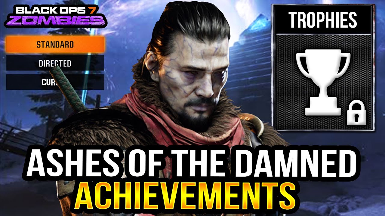 НОВЫЙ список достижений для Ashes of the Damned! (BO7 Зомби)