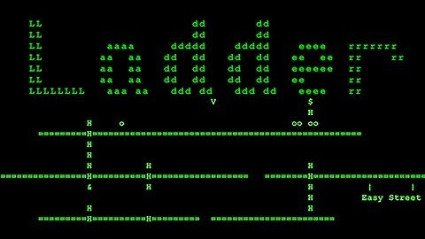 LGR - Ladder - Kaypro CP/M Game Review