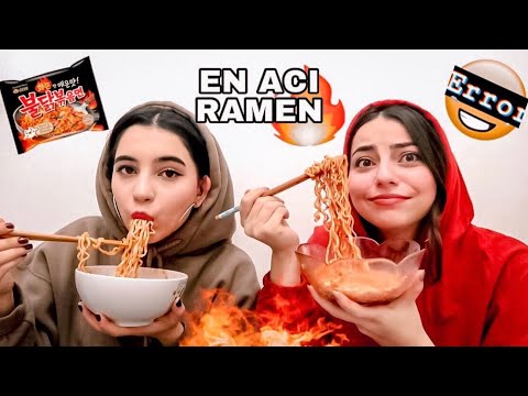 EN ACI RAMEN CHALLENGE 2!!! 불닭볶음면 먹방! 😱