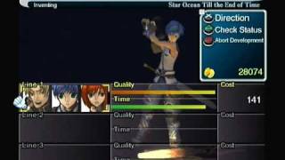 Star Ocean Till The End Of Time 4D Mode Guide - Item Creation Session 
