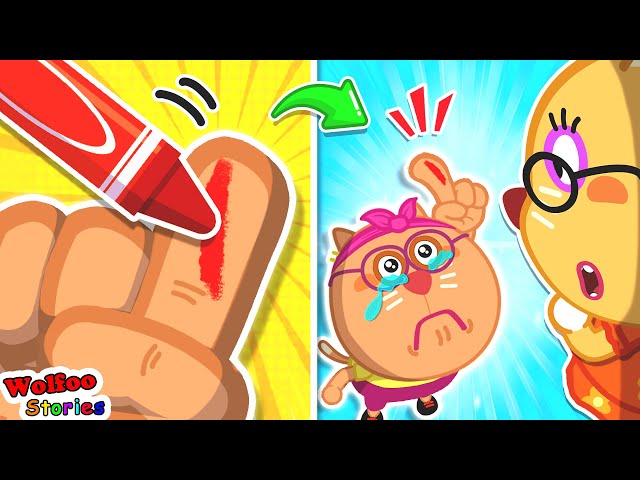 Baby Kat Got a Boo Boo! - Educational Videos for Kids @KatFamilyChannel class=