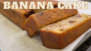 Banana Cake Recipe - Moist and Fluffy