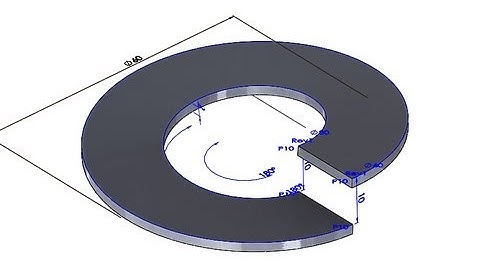 Model a Spring Washer - Solidworks
