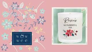 Light Up Her Heart with a Personalised Scented Candle this Mother’s Day