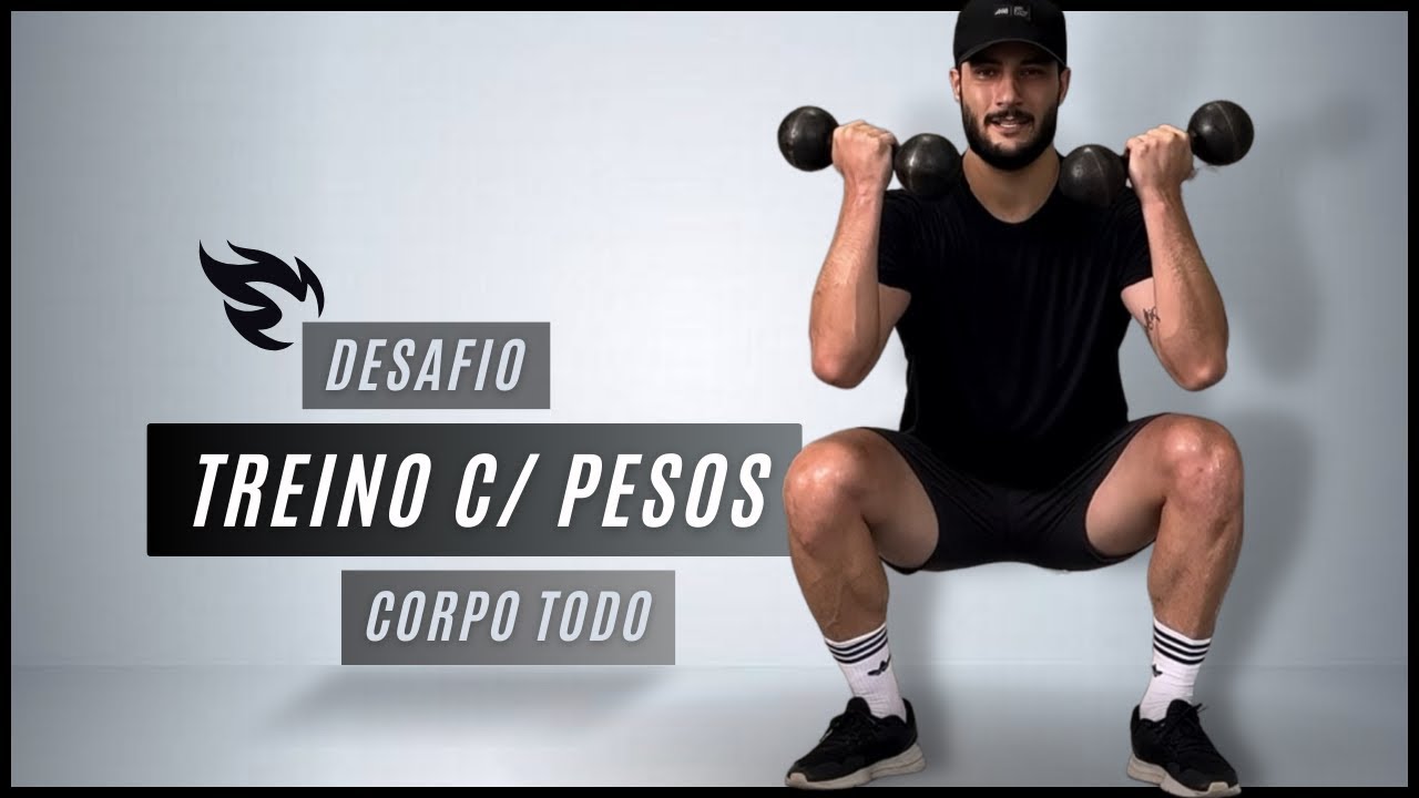 MUSCULAÇÃO EM CASA PARA TONIFICAR E GANHAR RESISTÊNCIA - HIIT FUNCIONAL