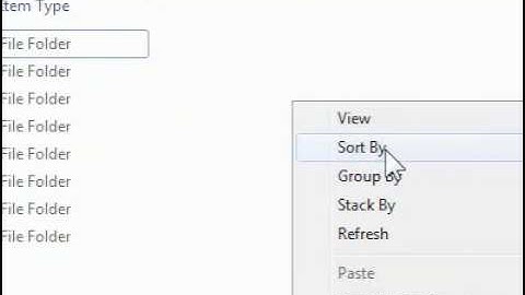 How to sort folders by Date modified in ascending order in Windows 7