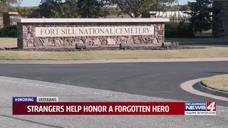 Strangers help honor a forgotten hero