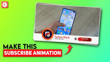 How To Make Subscribe Button Animation For YouTube (Android & iOS) | Subscribe Intro Kaise Banay