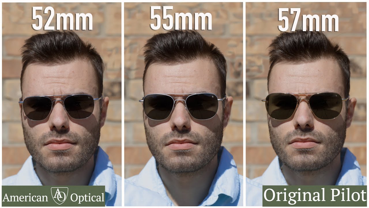 American Optical Original Pilot Size Comparison - YouTube