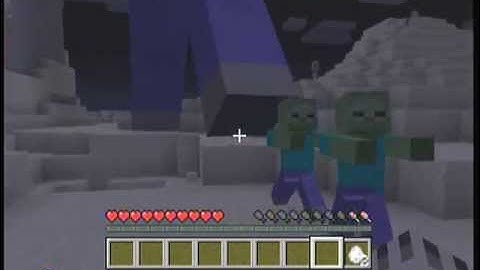 Minecraft Xbox 360 Giant Zombie w/ MAP DOWNLOAD
