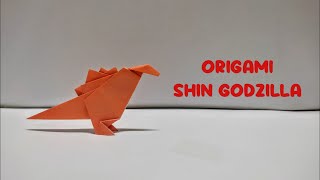 Origami Shin Godzilla Easy Step By Step