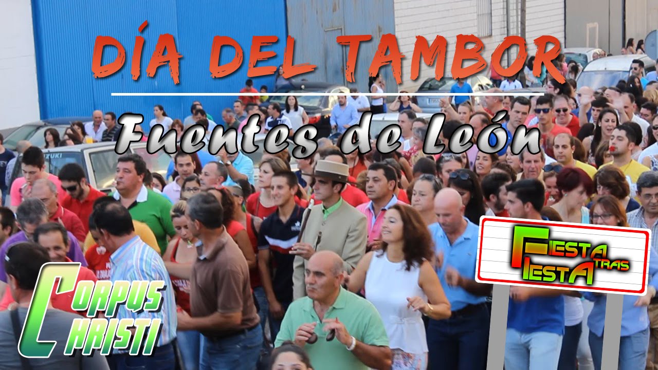 Día del tambor Corpus Christis - Fuentes de León 2015
