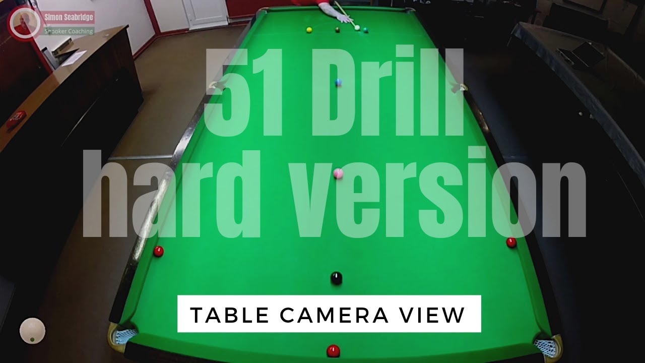 Image of video the Snooker drills - 51 break drill (hard version) 12