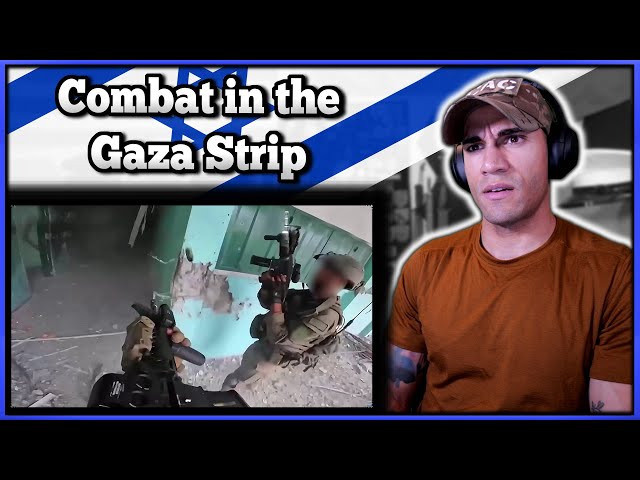 US Marine reacts to Combat Footage from the Gaza Strip class=
