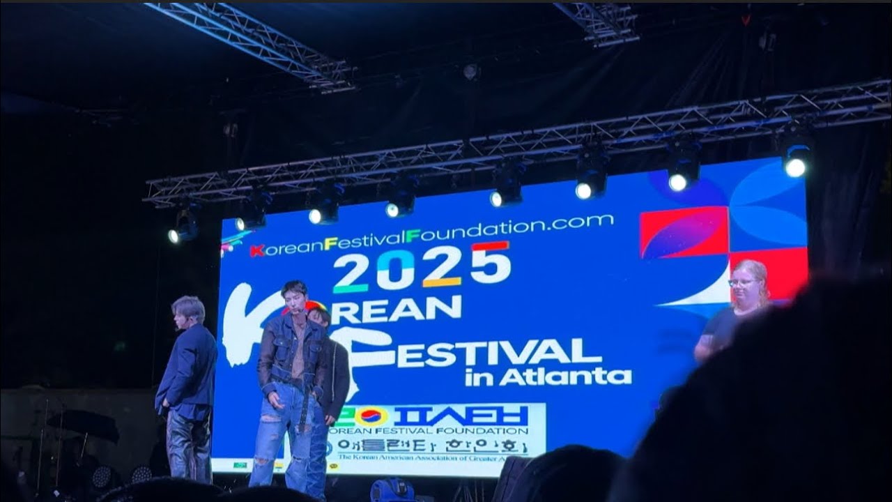 100525 Big Ocean Korean Festival in Atlanta 2025 Performance ~ Flow, Stay With Me, Fade Out