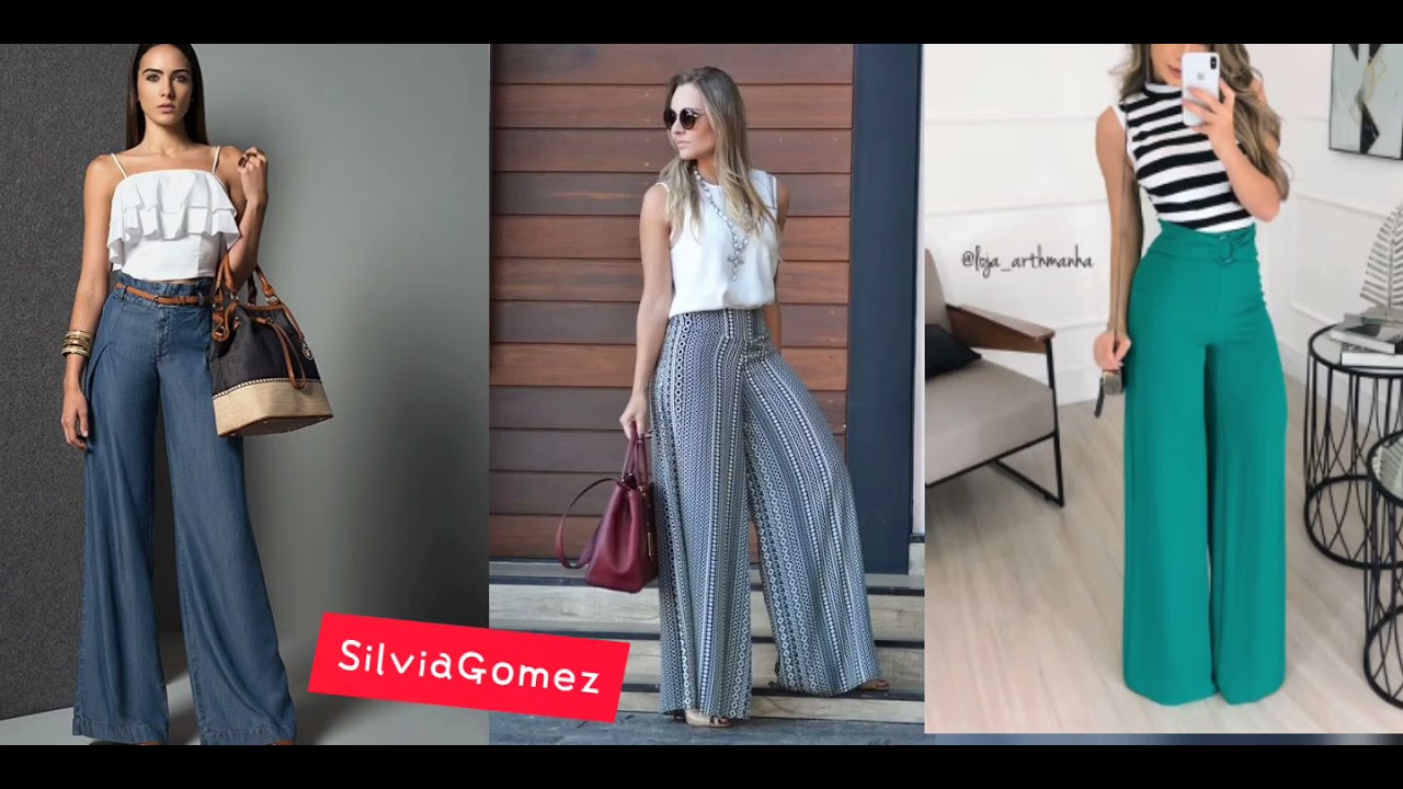 LUCE ESPECTACULAR CON PANTALONES PALAZZO 2021 HERMOSOS ATUENDOS DE MODA 2021  - YouTube