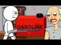 GRANNY THE HORROR GAME ANIMATION #10: The Scary Granny and Gasoline can