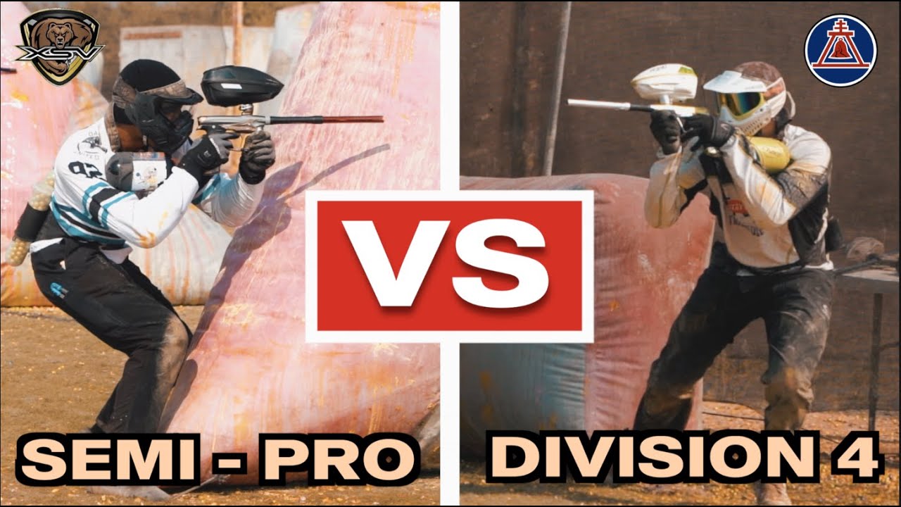 Playing/Cheating Against Semi Pro Paintball Players // Semi Pro VS