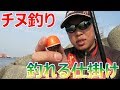 チヌ釣りは仕掛けが釣れるポイントの１つ の動画、YouTube動画。