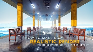 HOW TO MAKE REALISTIC RENDER | TUTORIAL  ELEMENT 3D |AFTER EFFECTS | NPS3D | 2019
