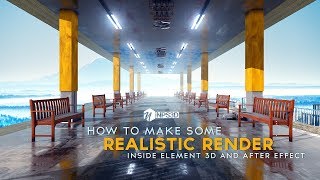 HOW TO MAKE REALISTIC RENDER | TUTORIAL  ELEMENT 3D |AFTER EFFECTS | NPS3D | 2019