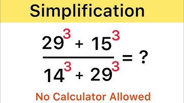 Nice Exponent Simplification Math Problem | No Calculator Allowed | Math Olympiad 
