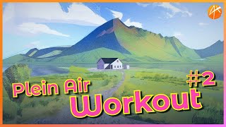 Plein Air Workout #2 | House By The Mountain screenshot 1