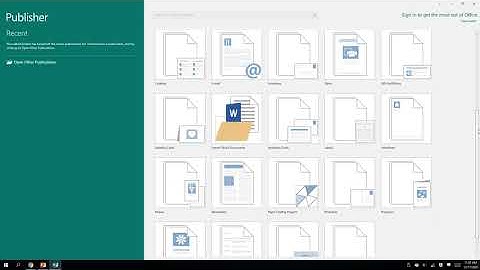 Introduction to Microsoft Publisher