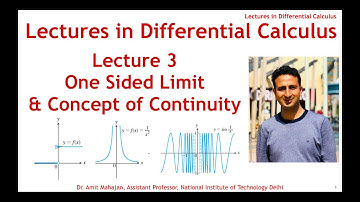 One Sided Limits || Concept of Continuity || Common Discontinuities || Intermediate Value Theorem
