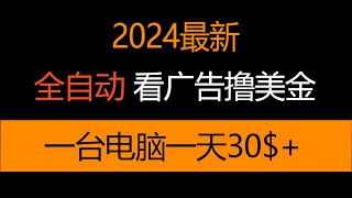 2024网上赚钱！日入200美金 ！doodstream批量全自动挂机，新手按照项目操作，快速赚钱项目！