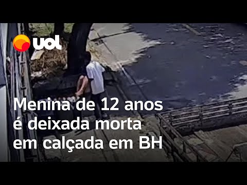 Menina de 12 anos é deixada morta em calçada em Belo Horizonte e suspeito é preso; vídeo mostra ação