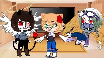 My ocs react to Superstitious Foundation