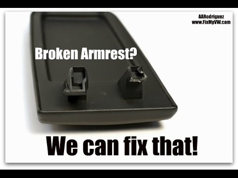 VW Armrest Lid Repair DIY Video – Fix Replacement Hinges or front Latch