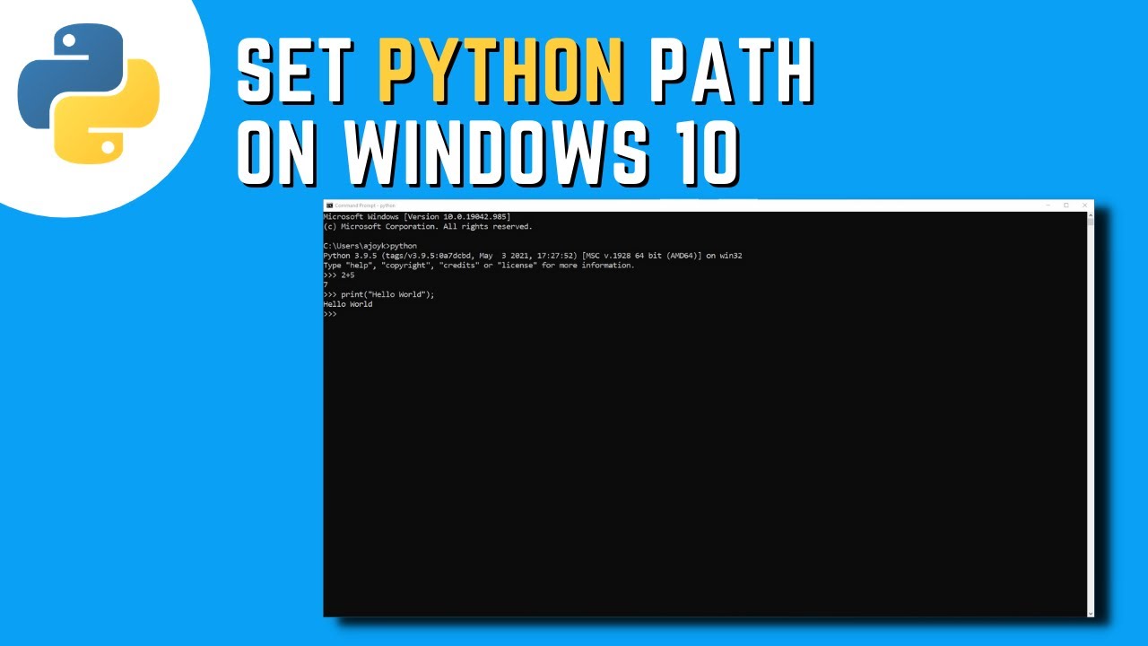 How to Install and Setup Python Path on Windows 23