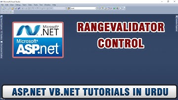 ASP.NET VB.NET Tutorials In Urdu - RangeValidator Control