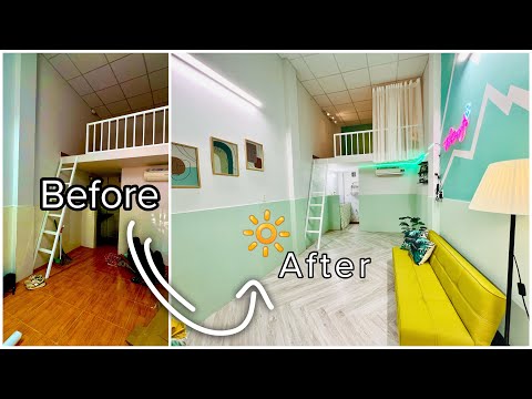 Video Làm sàn nhà xương cá có dễ không, Decor phòng trọ tone... - youtube