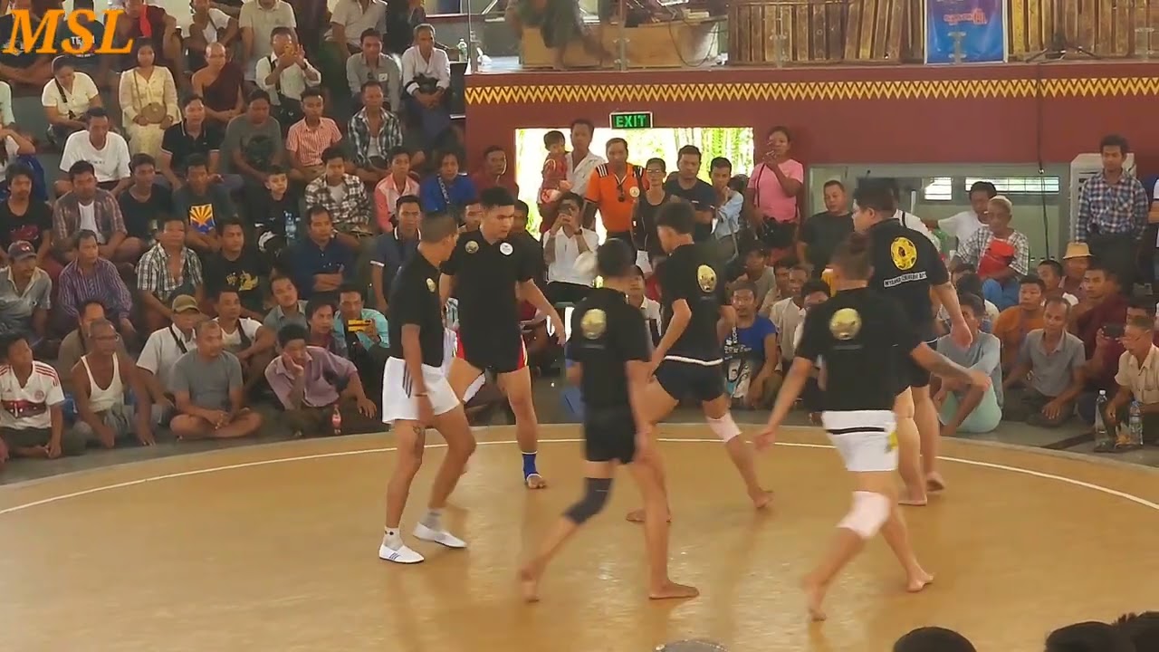So Beautiful Traditional Chinlone Team play........