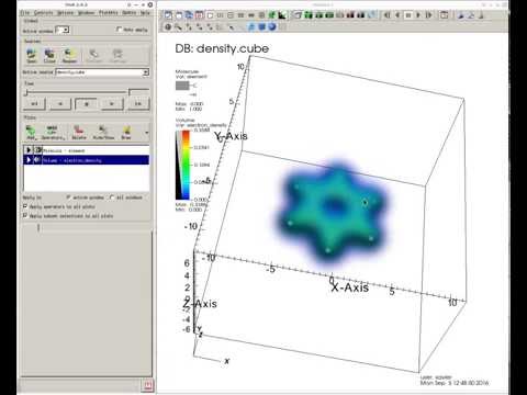 How to open a Cube molecule file in VisIt