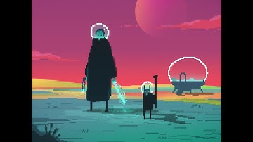 Pixel Art - Animated GIF Process (Sped Up)