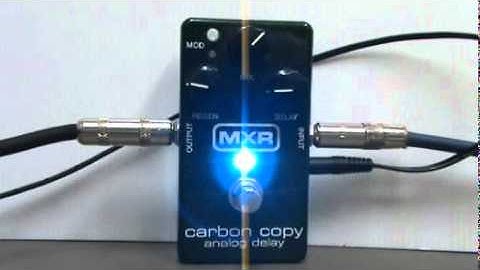 Mxr Carbon Copy Analog Delay Demo