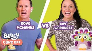 chattermax cake myf vs rove bluey cake off bluey