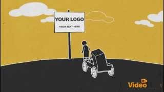 Stickman Walking Video Intro