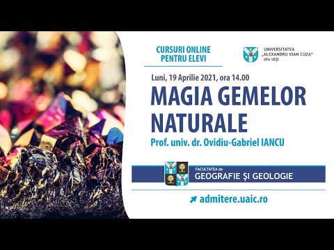 Magia gemelor naturale, Prof. univ. dr. Ovidiu-Gabriel IANCU