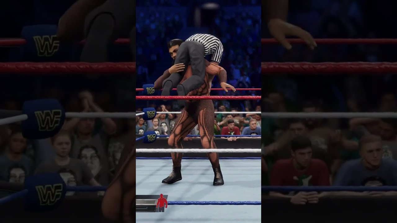  2K22 Giant Gonzalez Lets Referee Fly Shorts Ytshorts Youtubeshorts